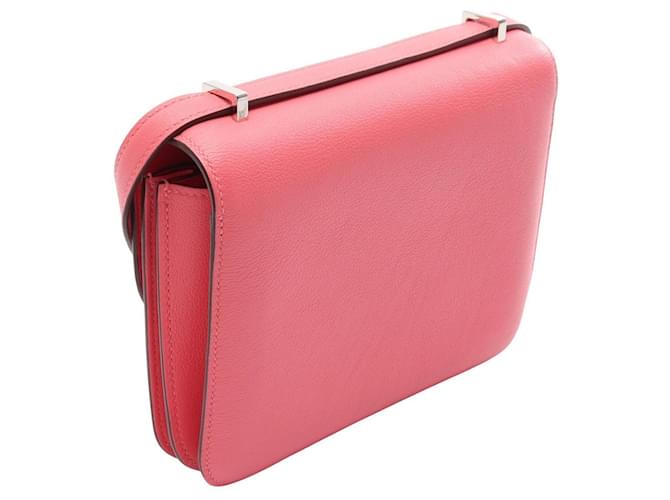 Hermès Borsa a tracolla Hermes Constance 3 Mini Rosa - vista 2