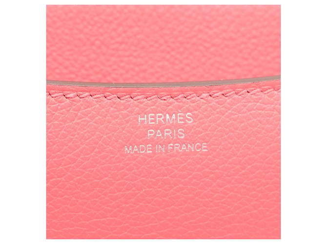 Hermès Borsa a tracolla Hermes Constance 3 Mini Rosa - vista 4