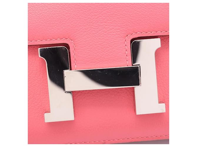 Hermès Borsa a tracolla Hermes Constance 3 Mini Rosa - vista 7