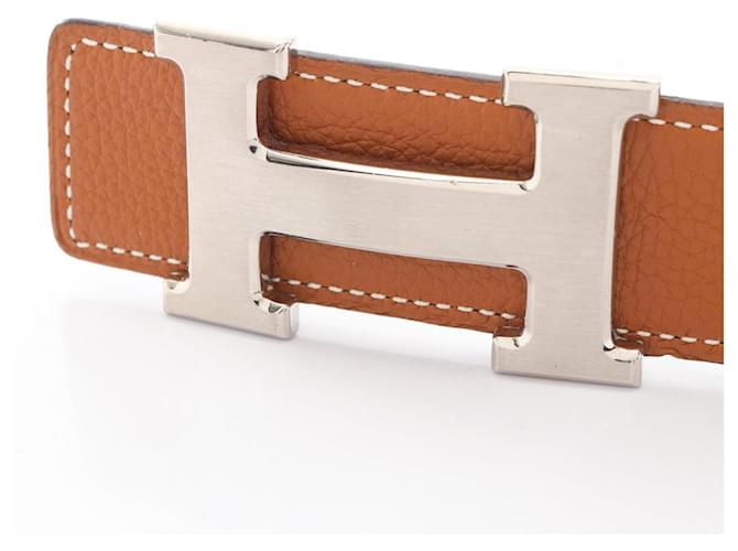Hermès Hermes Constance H-Belt Marrone Nero - vista 2
