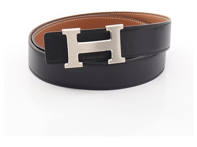 Hermès Hermes Constance H-Belt Marrone Nero - vista 6