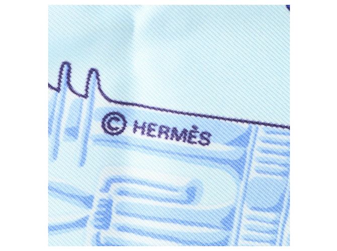 Hermès Sciarpa in seta Carré 90 Tutankhamun Hermes Blu Multicolore - Ansicht 2