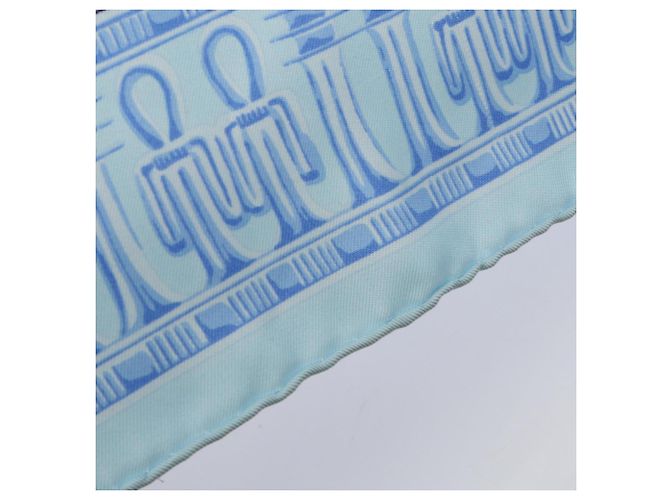 Hermès Sciarpa in seta Carré 90 Tutankhamun Hermes Blu Multicolore - Ansicht 6