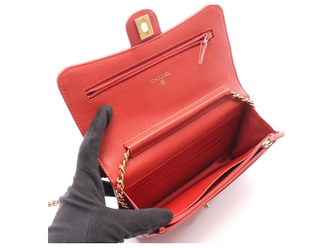 Borsa a tracolla 2-way Chanel Matelassé Loop Handle Rosso - vista 3