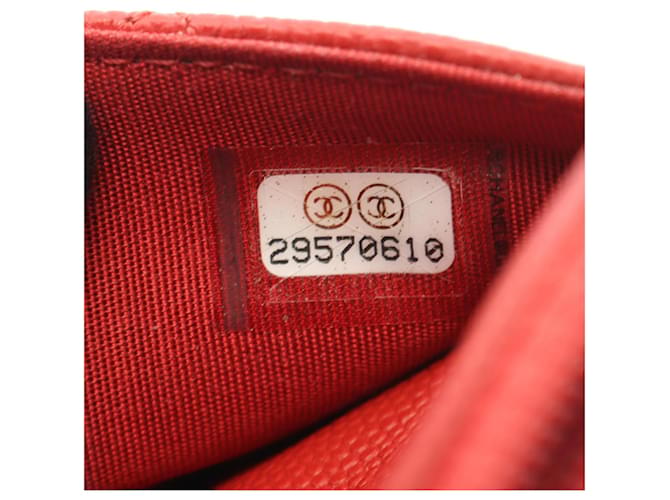 Borsa a tracolla 2-way Chanel Matelassé Loop Handle Rosso - vista 5