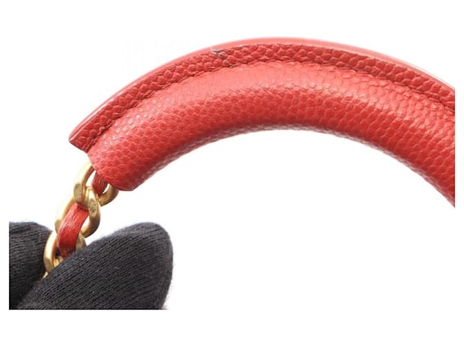 Borsa a tracolla 2-way Chanel Matelassé Loop Handle Rosso - vista 7