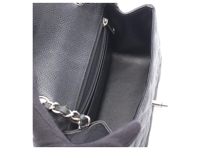 Borsa a Spalla Chanel Mini Matelassé Nero - vista 3