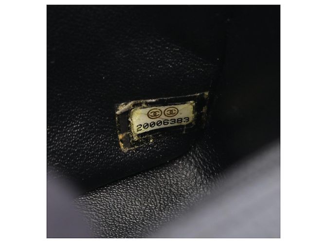 Borsa a Spalla Chanel Mini Matelassé Nero - vista 5