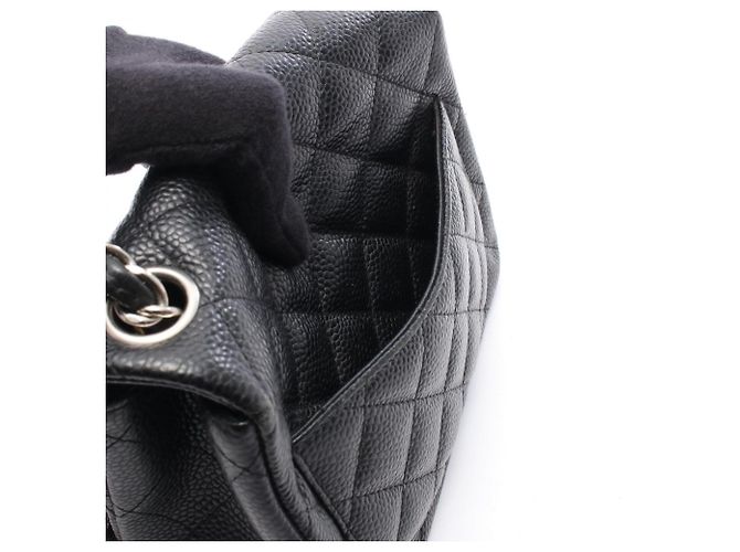 Borsa a Spalla Chanel Mini Matelassé Nero - vista 8