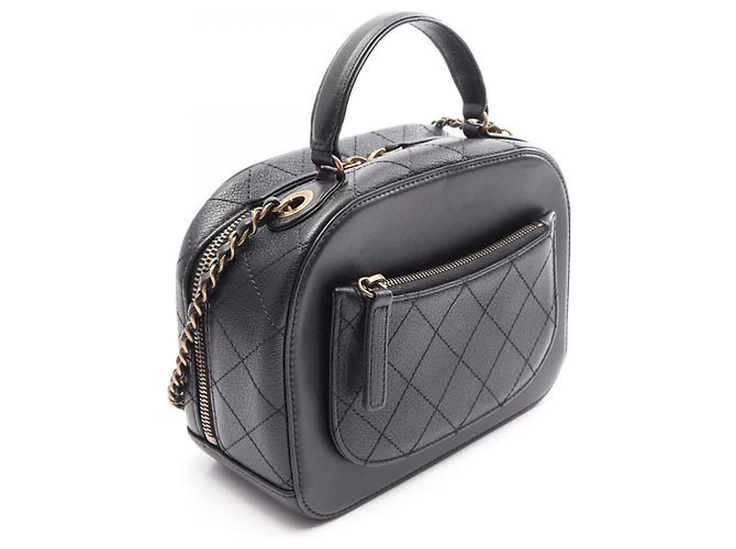 Vanity Beauty Case Matelassé Chanel Nero - vista 2