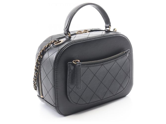 Vanity Beauty Case Matelassé Chanel Nero - vista 2
