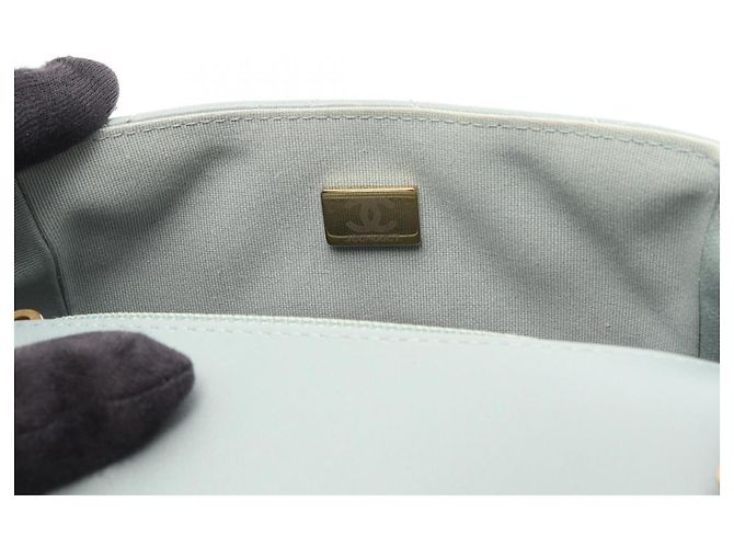 Borsa a Spalla Chanel Mini Matelassé Verde - vista 6