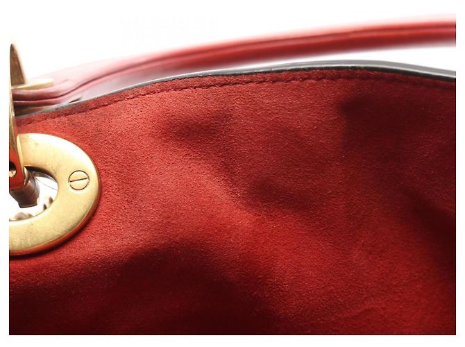 Christian Dior Dior LADY DIOR Borsa 2-Way con borchie Bordò - vista 6