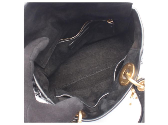 Borsa a 2 vie Christian Dior Dior Lady Small Cannage Nero - vista 3