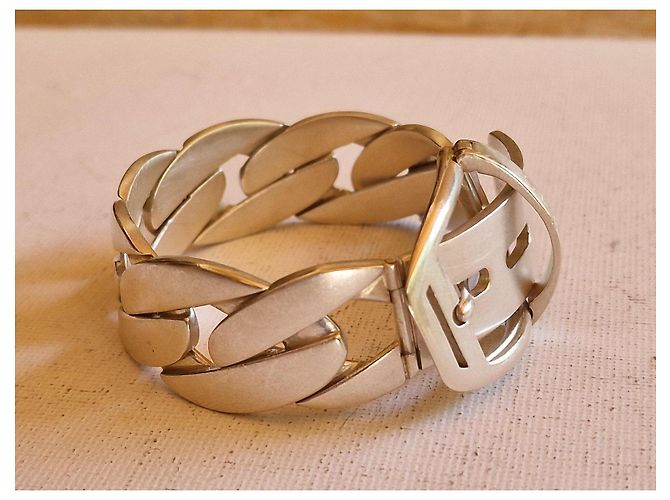 Bracciale a Catena Gucci in Argento Sterling - vista 4