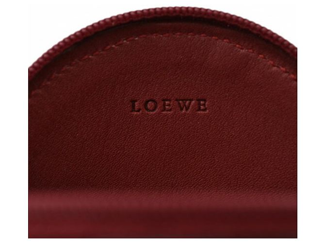 Loewe Münzbeutel aus Bordeaux Leder - Ansicht 10