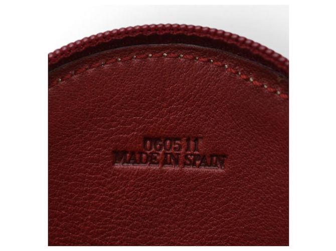 Loewe Münzbeutel aus Bordeaux Leder - Ansicht 11