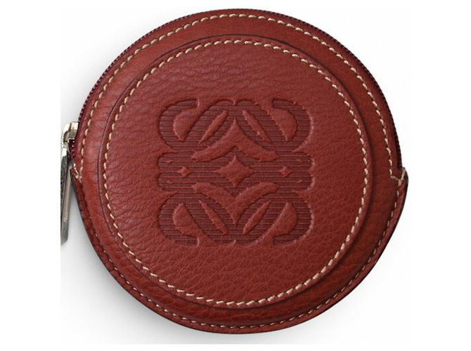 Loewe Münzbeutel aus Bordeaux Leder - Ansicht 3