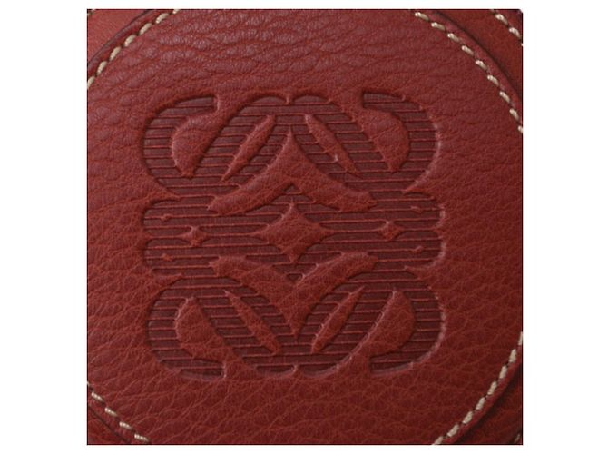Loewe Münzbeutel aus Bordeaux Leder - Ansicht 4