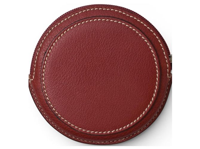Loewe Münzbeutel aus Bordeaux Leder - Ansicht 5