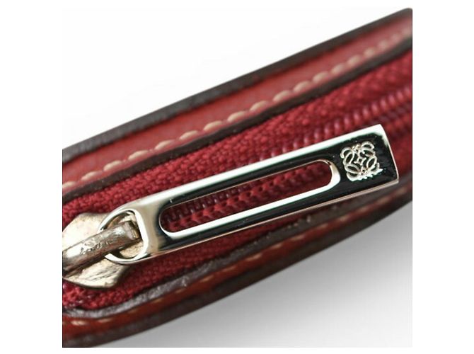 Loewe Münzbeutel aus Bordeaux Leder - Ansicht 6