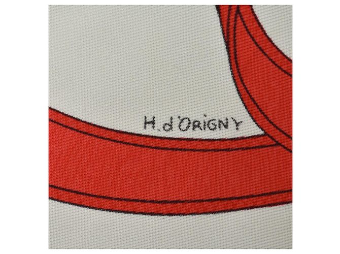 Hermès Foulard Hermes Carre 90 Blu navy - vista 6