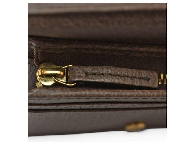 Cartera bi-fold Gucci Ophidia Castaño Beige - vista 5