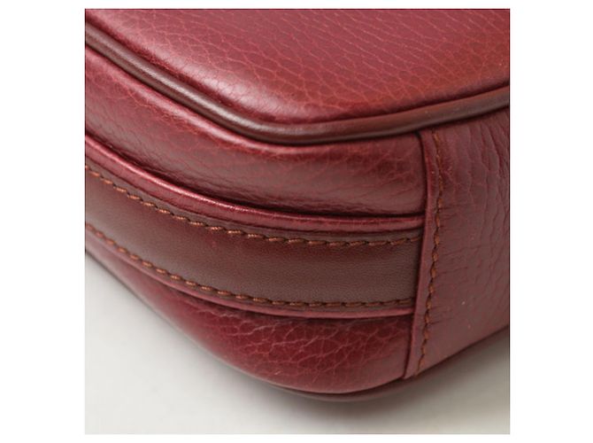 Borsa a tracolla in pelle Cartier Must de Bordeaux Bordò - vista 10