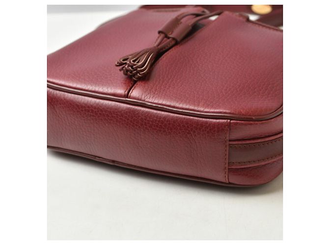 Borsa a tracolla in pelle Cartier Must de Bordeaux Bordò - vista 8