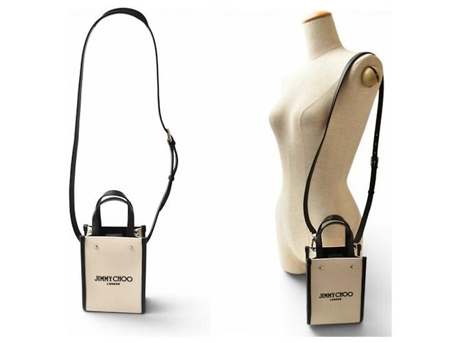 Mini borsa a tracolla Jimmy Choo N/S - vista 3