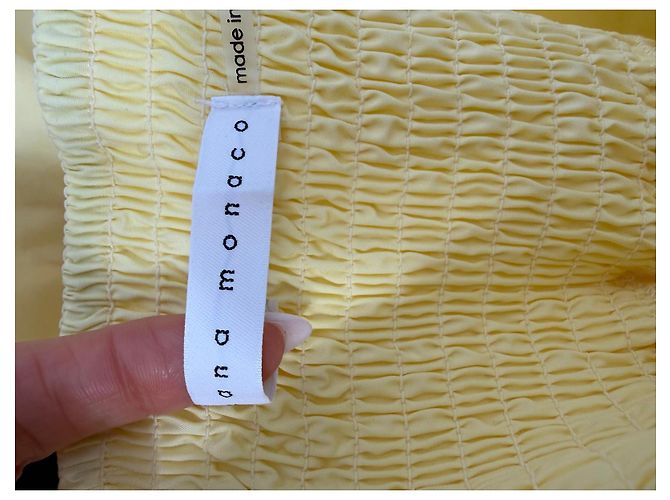 Autre Marque Susana Monaco Falda Maxi de Algodón Amarillo - vista 4