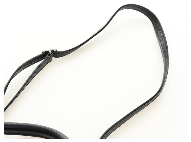 Céline CELINE Big bag Small Hand Bag Pelle Nero Argento Auth 189349SAM - vista 15