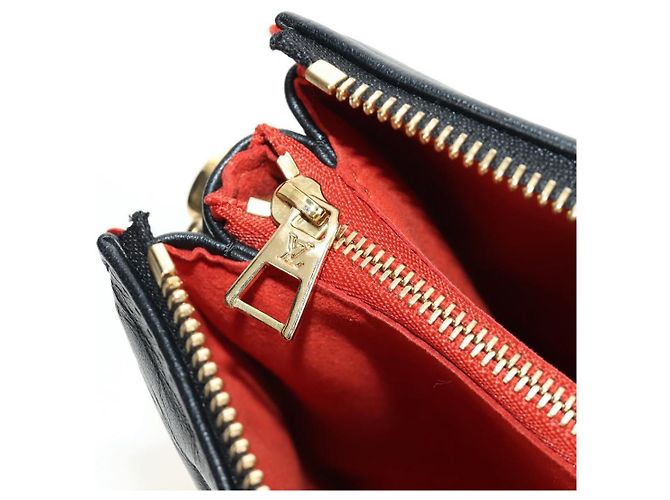 LOUIS VUITTON Bolsa Monogram Emboss Kussan BB Preta M21259 LV Auth 189752SV Preto - vista 26