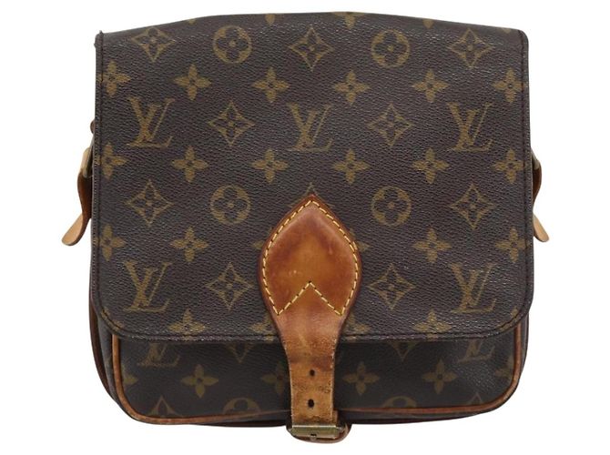 LOUIS VUITTON Monogram Cartouchiere MM Shoulder Bag M51253 LV Auth 190752 Monogramma - vista 13