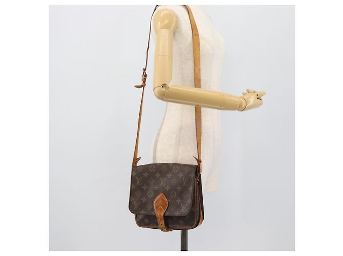 LOUIS VUITTON Monogram Cartouchiere MM Shoulder Bag M51253 LV Auth 190752 Monogramma - vista 24