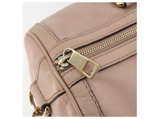 Borsa GUCCI in pelle 2way Pink Gold 247205 Auth ka5062 Rosa D'oro - vista 10