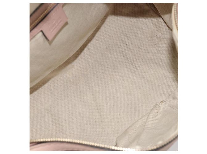 Borsa GUCCI in pelle 2way Pink Gold 247205 Auth ka5062 Rosa D'oro - vista 11