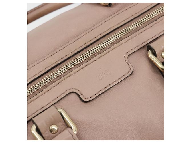 Borsa GUCCI in pelle 2way Pink Gold 247205 Auth ka5062 Rosa D'oro - vista 19