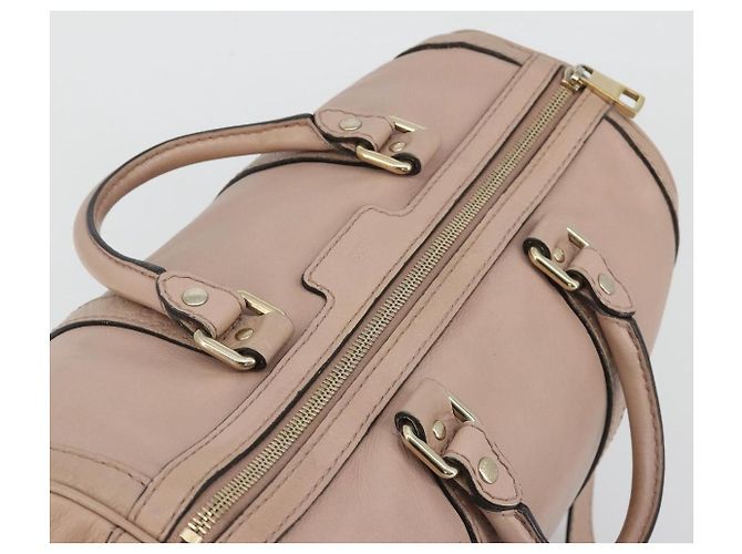 Borsa GUCCI in pelle 2way Pink Gold 247205 Auth ka5062 Rosa D'oro - vista 6