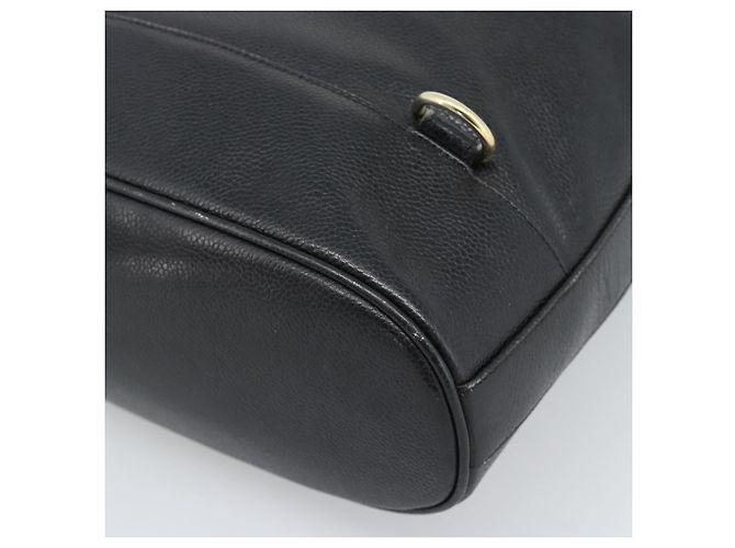 Borsa a Spalla CHANEL in Pelle 2way Nero Oro CC Auth mr2604V D'oro - vista 17