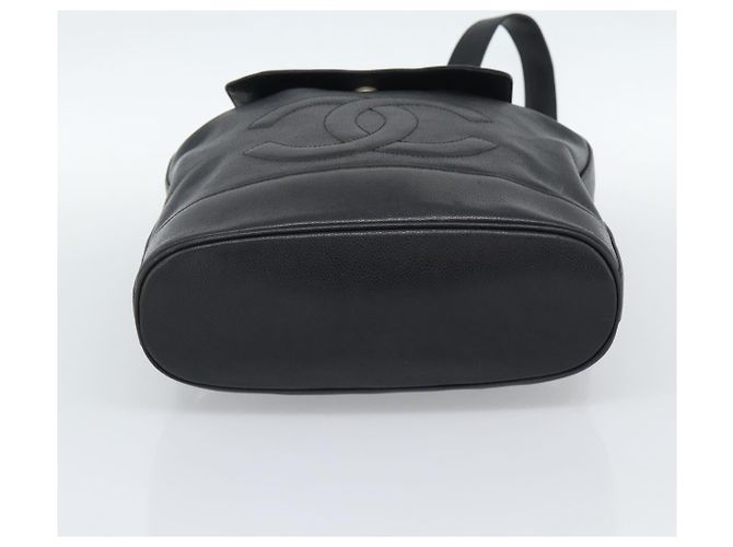 Borsa a Spalla CHANEL in Pelle 2way Nero Oro CC Auth mr2604V D'oro - vista 5