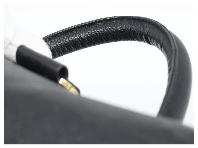Borsa a Spalla CHANEL in Pelle 2way Nero Oro CC Auth mr2604V D'oro - vista 8