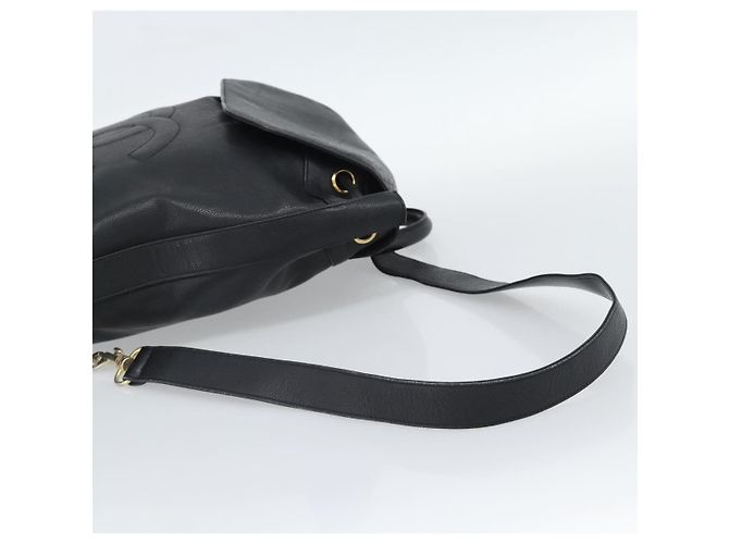 Borsa a Spalla CHANEL in Pelle 2way Nero Oro CC Auth mr2604V D'oro - vista 9