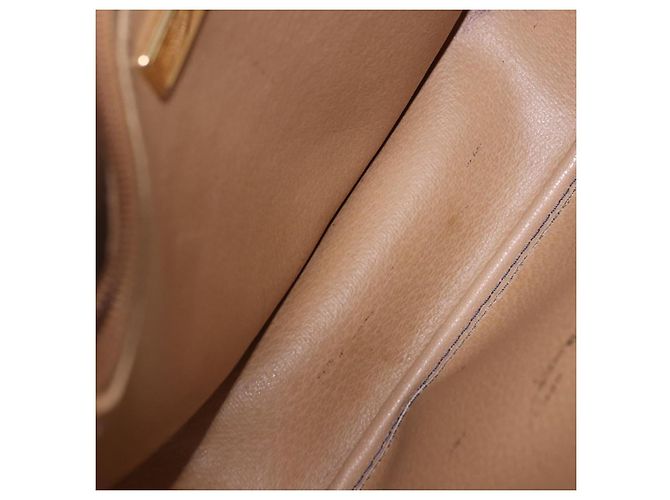 Borsa a tracolla Christian Dior Trotter Canvas PVC Navy Gold Auth ka5068 D'oro Blu navy - vista 11