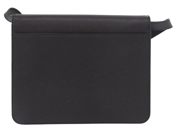 SAINT LAURENT Schultertasche aus Leder Schwarz Gold Auth 190568 - Ansicht 2
