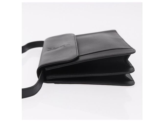 SAINT LAURENT Schultertasche aus Leder Schwarz Gold Auth 190568 - Ansicht 4
