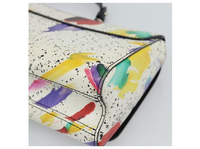 LOUIS VUITTON Twist MM Shoulder Bag Leather White Silver M53857 LV Auth ka5071M Plata Blanco - vista 15