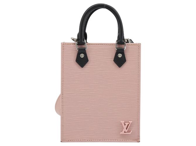 Borsa LOUIS VUITTON Epi Petit Sac Plat Rose Valerine M69575 Auth bs35888SAV Rosa - vista 13