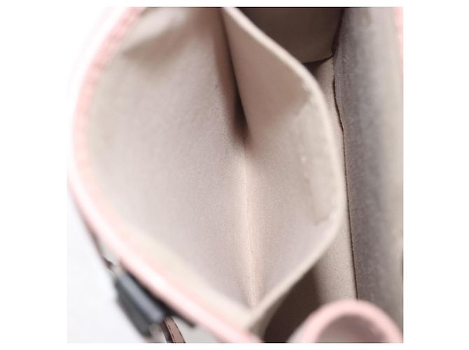 Borsa LOUIS VUITTON Epi Petit Sac Plat Rose Valerine M69575 Auth bs35888SAV Rosa - vista 24