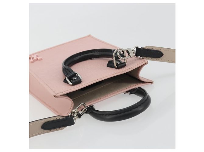 Borsa LOUIS VUITTON Epi Petit Sac Plat Rose Valerine M69575 Auth bs35888SAV Rosa - vista 6